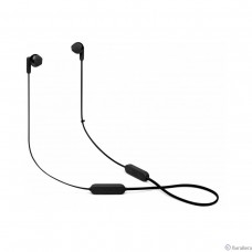 Гарнитура вкладыши JBL T215BT черный беспроводные bluetooth шейный обод (JBLT215BTBLK)