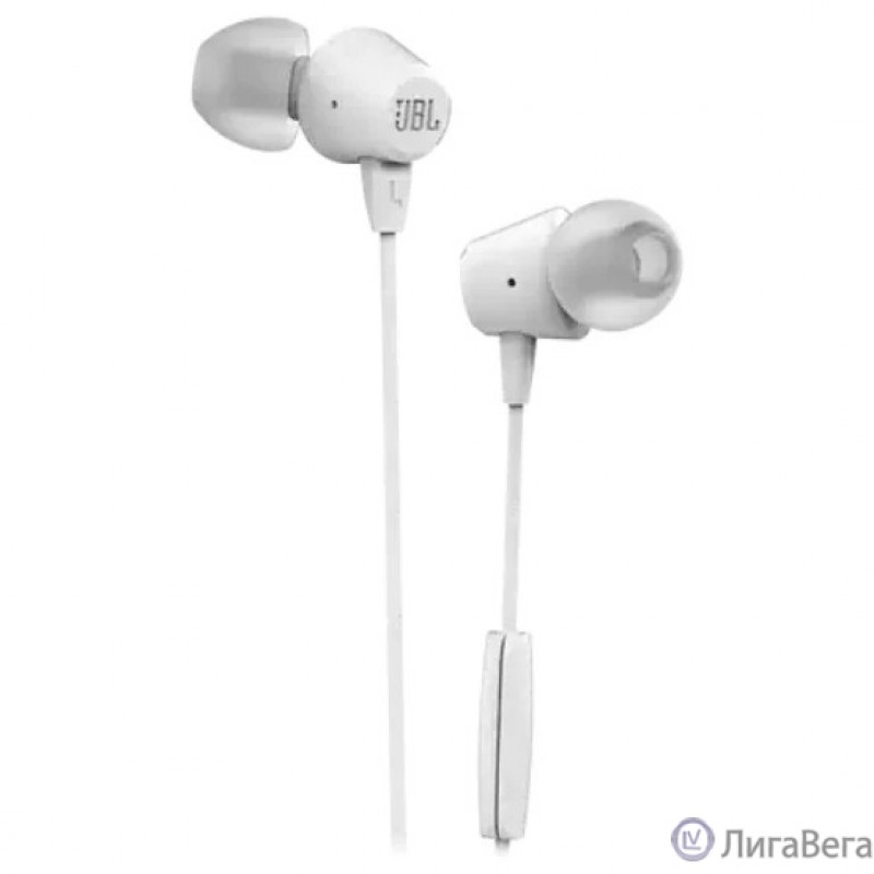Наушники JBL Гарнитура C50HI, белая Наушники JBL Гарнитура C50HI, белая