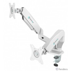 ONKRON G160 белый {Для двух экранов с диагональю 13″-32″ Допустимая нагрузка: 2 x  (2-6,5 кг) VESA: 75x75, 100x100 мм}