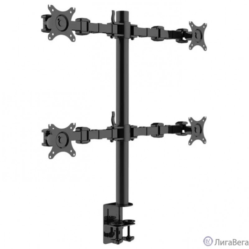 ONKRON D421E чёрный {Для экранов с диагональю 13″-32″ каждый Максимальная нагрузка: 32кг (4х8кг) VESA: 75x75, 100х100мм} ONKRON D421E чёрный {Для экранов с диагональю 13″-32″ каждый Максимальная нагрузка: 32кг (4х8кг) VESA: 75x75, 100х100мм}