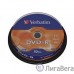 Verbatim  Диски DVD-R  4.7Gb 16х, 10 шт, Cake Box (43523)