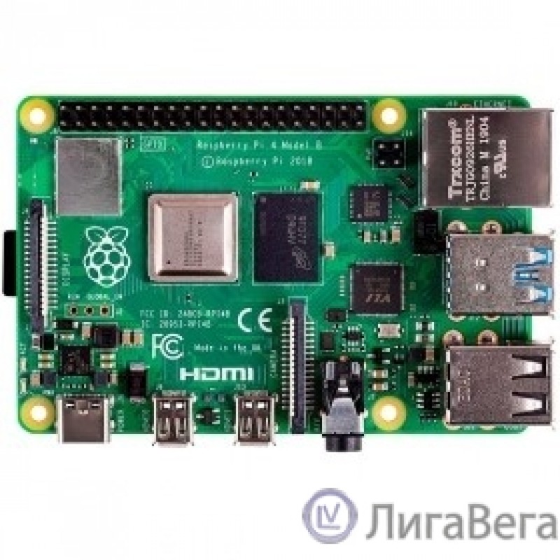 Микрокомпьютер Raspberry Pi 4 Model B (RA608) , 8GB (44869) Микрокомпьютер Raspberry Pi 4 Model B (RA608) , 8GB (44869)