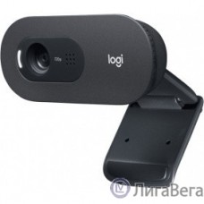960-001372 Logitech HD WebCam C505e { USB 2.0, 1280*720, 2Mpix foto, Mic, Black}