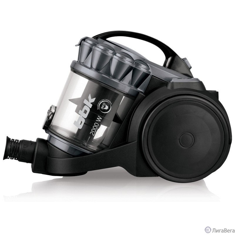 BBK BV1505 (DG) Пылесос, циклонный фильтр, 2000 Вт, темно-серый