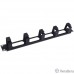 5bites Панель-органайзер кабеля CM-102B 5КОЛЕЦ для сетевых шкафов / 1U / 19″ / BLACK