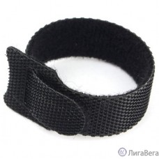 Cablexpert Хомуты-липучки на основе ленты Velcro® VT-110x11BK  110 x 11 мм, черные (12 шт.)