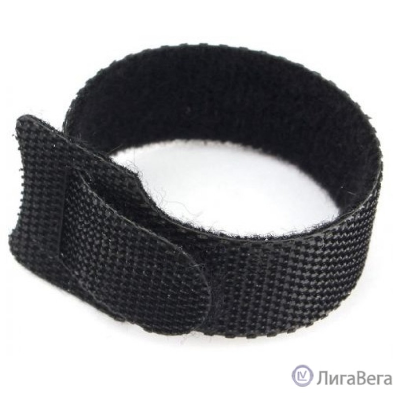 Cablexpert Хомуты-липучки на основе ленты Velcro® VT-110x11BK  110 x 11 мм, черные (12 шт.)