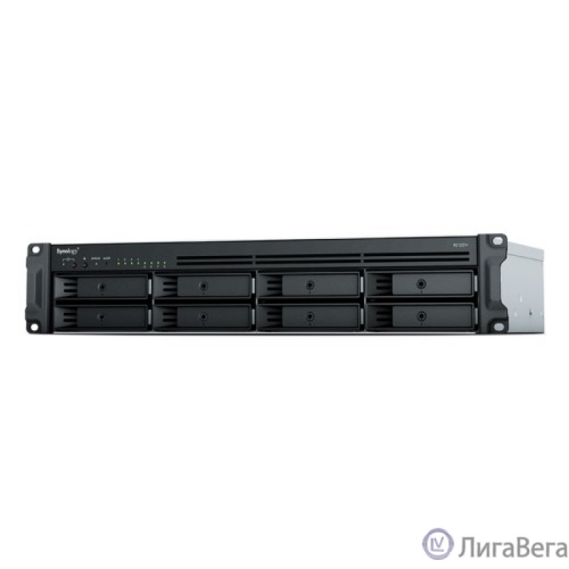 Synology RS1221RP+ Сетевое хранилище QC2.2GHzCPU/4GbDDR4(upto32)/RAID0,1,5,6,10/upto 8 hot plug HDDs SATA(3,5'or2,5')(upto 12 with RX418)/2xUSB3.2/1eSATA/iSCSI/4xGbE(+1Expslot)/2xIPcam(upto 40)/2xPS Synology RS1221RP+ Сетевое хранилище QC2.2GHzCPU/4GbDDR4(upto32)/RAID0,1,5,6,10/upto 8 hot plug HDDs SATA(3,5'or2,5')(upto 12 with RX418)/2xUSB3.2/1eSATA/iSCSI/4xGbE(+1Expslot)/2xIPcam(upto 40)/2xPS