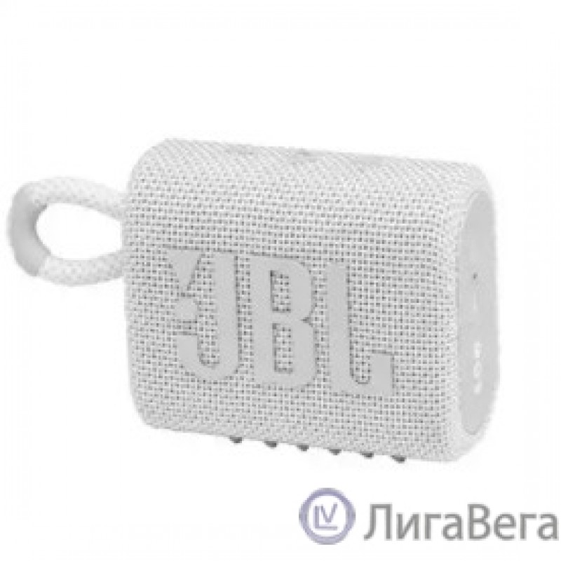 Колонка порт. JBL GO 3 белый 4.2W 1.0 BT (JBLGO3WHT)