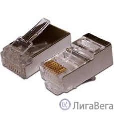 Коннектор RJ45 STP 8P8C, универсальный, для толстого кабеля, cat.6, 100 шт.