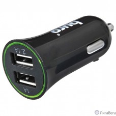 Buro XCJ-041-2.1A Автомобильное зар./устр. 2.1A+1A универсальное черный