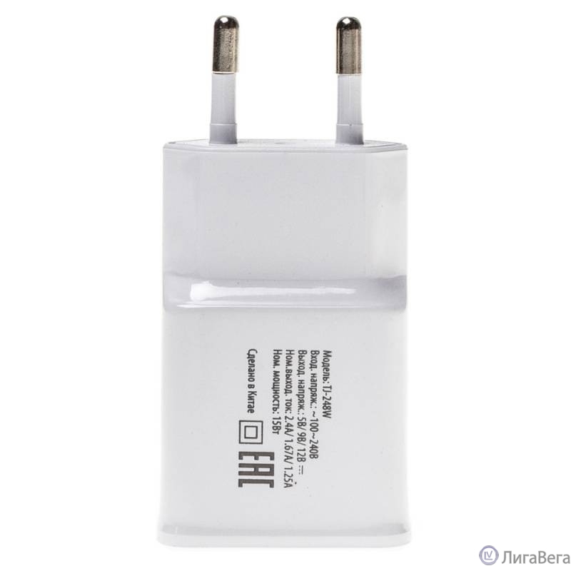 Buro TJ-248W Сетевое зар./устр. QC 3.0 2.4A (QC) универсальное белый (TJ-248W)