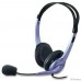Genius Headset HS-04S, Stereo, 1x mini jack 3.5mm, blue