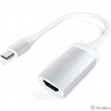 Satechi [ST-TC4KHAS] Адаптер Type-C to HDMI 4K 60HZ. Поддержка 4K/60Hz. Материал корпуса алюминий. Цвет серебряный.