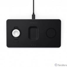 Satechi [ST-X3TWCPM] Беспроводное зарядное устройство Trio Wireless Charging Pad для телефона, часов и наушников. Цвет серый космос.