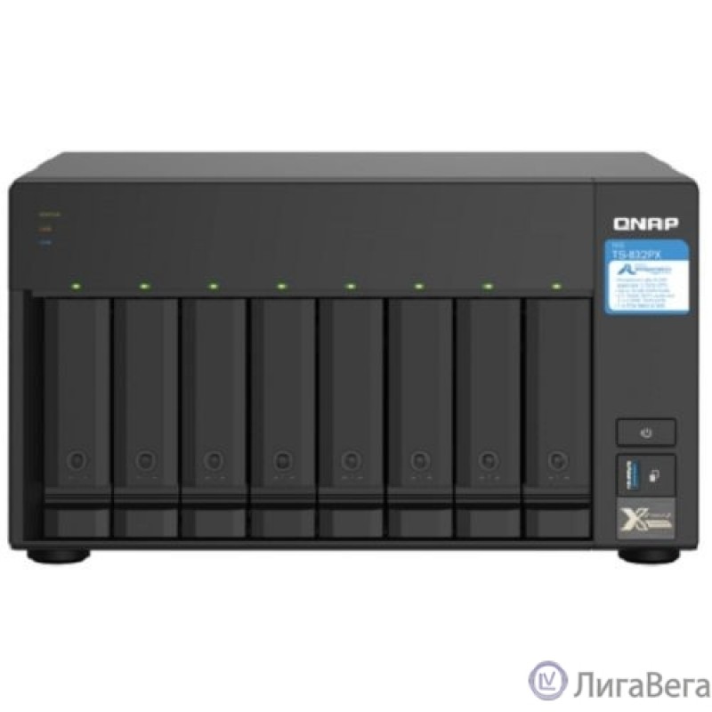QNAP TS-832PX-4G 8-bay Сетевое хранилище NAS QNAP TS-832PX-4G 8-bay Сетевое хранилище NAS