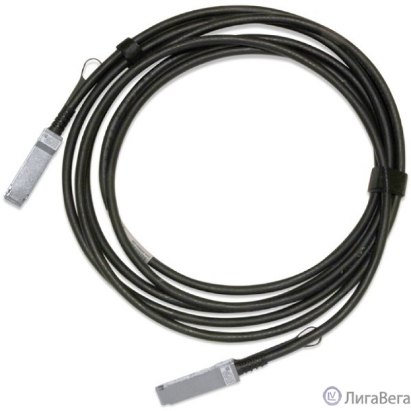 Кабель MCP1600-C003E30L Passive Copper Cable Ethernet 100GbE QSFP28 3m Black 30AWG CA-L Кабель MCP1600-C003E30L Passive Copper Cable Ethernet 100GbE QSFP28 3m Black 30AWG CA-L