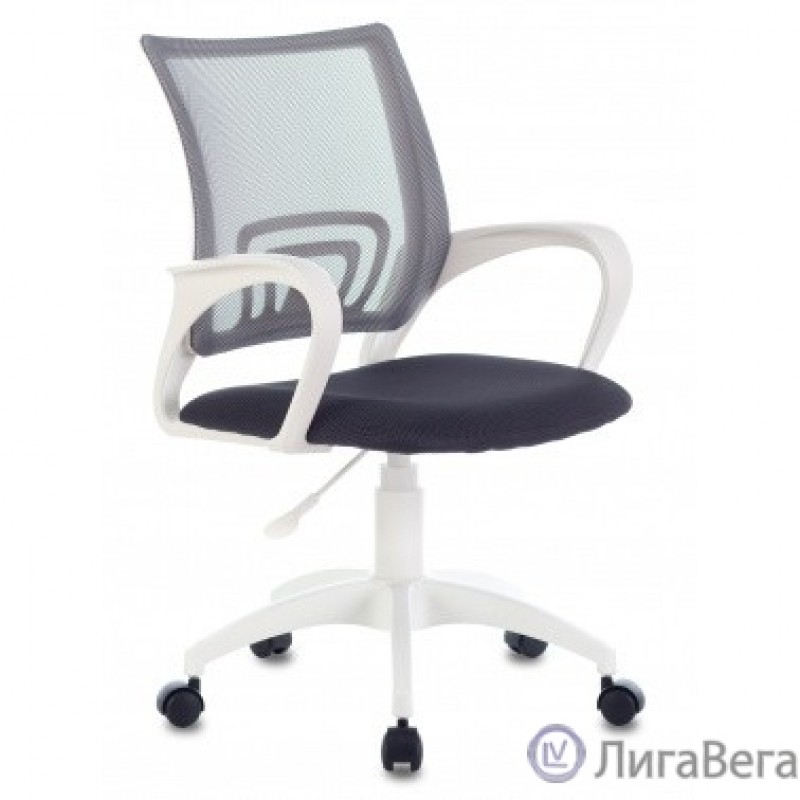 Кресло Бюрократ CH-W695NLT темно-серый TW-04 TW-12 сетка/ткань крестовина пластик пластик белый (1483034)