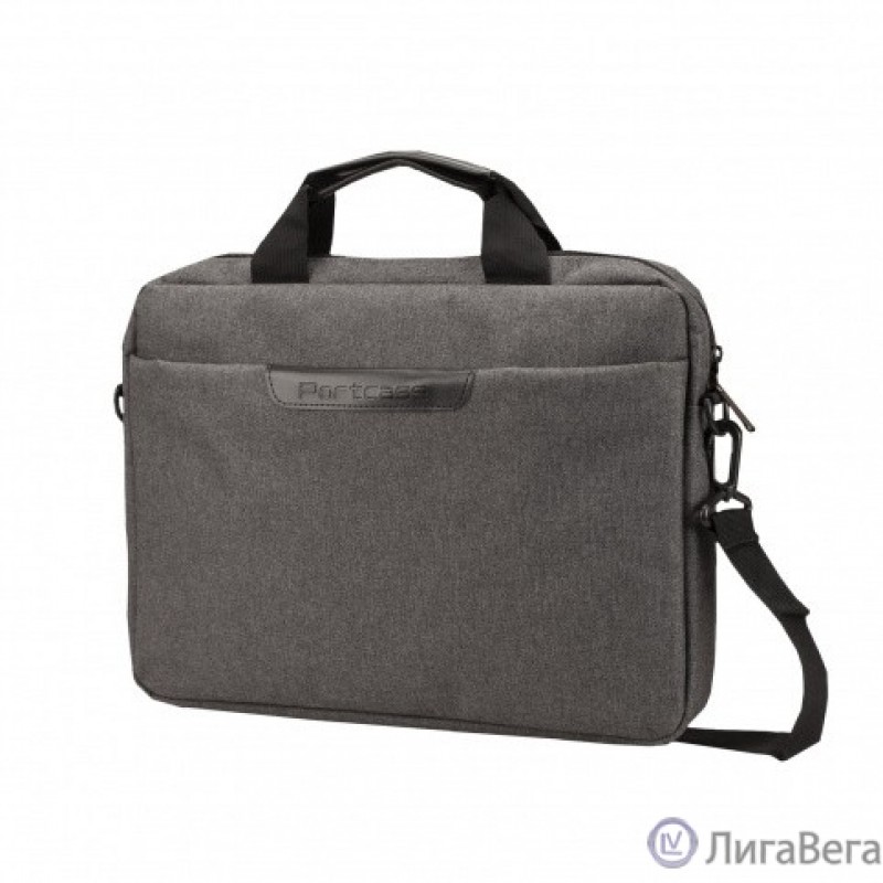 Сумка PORTCASE KCB-164 Grey(нейлон, серая до 14″)
