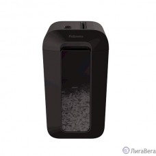 Fellowes Шредер PowerShred LX65 FS-44007(01), черный {DIN P-4,  4х37мм, 8 лст., 17 лтр.,  уничт.: скрепки,скобы,карты}