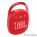 Динамик JBL Портативная акустическая система  JBL CLIP 4, красная