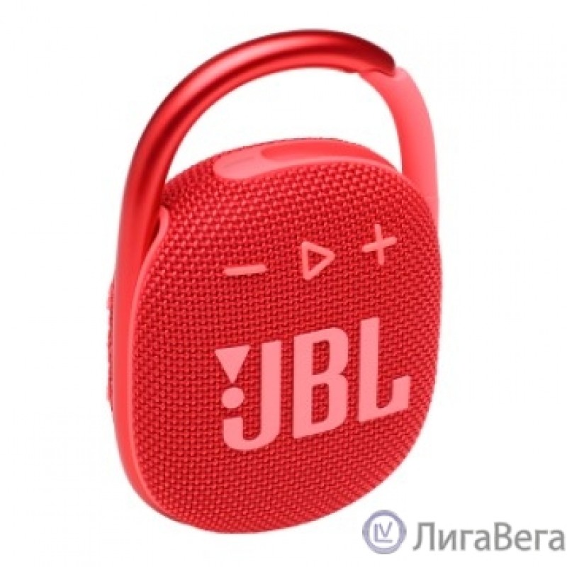 Динамик JBL Портативная акустическая система  JBL CLIP 4, красная
