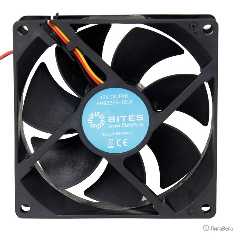 5bites Вентилятор FB9225S-12L3 92X25 / SLEEVE / 1800RPM / 3P 5bites Вентилятор FB9225S-12L3 92X25 / SLEEVE / 1800RPM / 3P