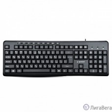 Клавиатура Gembird KB-8440M,{USB, черный, 113 клавиш, 9 кнопок управления мультимедиая, кабель 1,5м}					