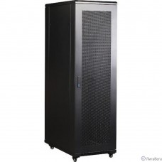 Шкаф коммутационный Lanmaster (TWT-CBB-27U-6X6-G1) 27U 600x600мм пер.дв.стекл задн.дв.спл.стал.лист 2-хст. 2 бок.пан. 800кг черный IP20