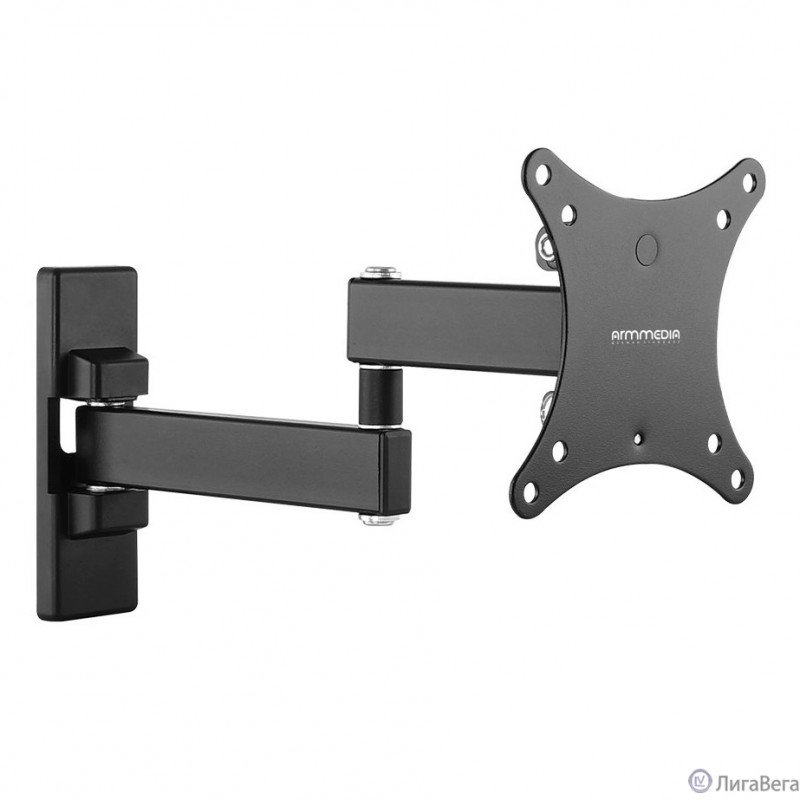 Arm Media MARS-02 черный 10″-32″ макс.20кг настенный поворот и наклон Arm Media MARS-02 черный 10″-32″ макс.20кг настенный поворот и наклон