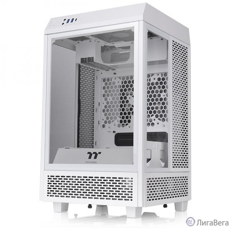 Корпус Thermaltake The Tower 100 белый без БП ATX 2x120mm 2xUSB3.0 1xUSB3.1 audio bott PSU Корпус Thermaltake The Tower 100 белый без БП ATX 2x120mm 2xUSB3.0 1xUSB3.1 audio bott PSU