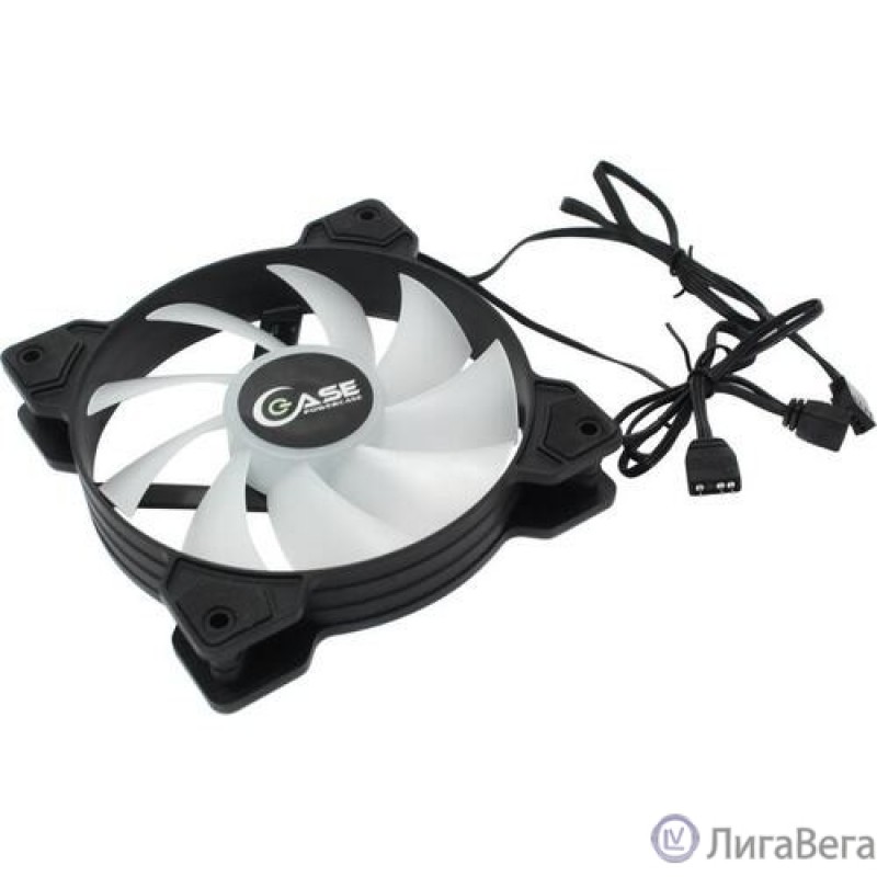 Powercase Вентилятор (M2) ARGB 120x120x25mm (PWM, 4pin +ARGB Sync, 800-1500±10% об/мин) Bulk