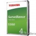 4TB Toshiba Surveillance S300 (HDWT840UZSVA) {SATA 6.0Gb/s, 5400 rpm, 256Mb buffer, 3.5″ для видеонаблюдения} 4TB Toshiba Surveillance S300 (HDWT840UZSVA) {SATA 6.0Gb/s, 5400 rpm, 256Mb buffer, 3.5″ для видеонаблюдения}