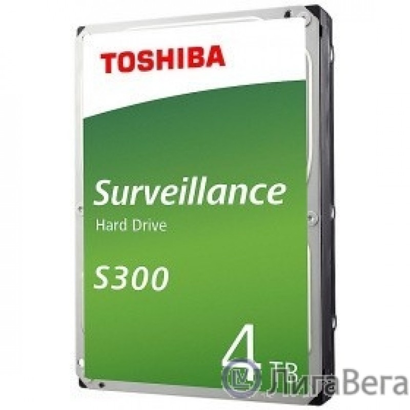 4TB Toshiba Surveillance S300 (HDWT840UZSVA) {SATA 6.0Gb/s, 5400 rpm, 256Mb buffer, 3.5″ для видеонаблюдения} 4TB Toshiba Surveillance S300 (HDWT840UZSVA) {SATA 6.0Gb/s, 5400 rpm, 256Mb buffer, 3.5″ для видеонаблюдения}