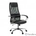 Кресло руководителя Бюрократ CH-608SL черный TW-01 TW-11 искусст.кожа/сетка/ткань с подголов. кресло [1141495]