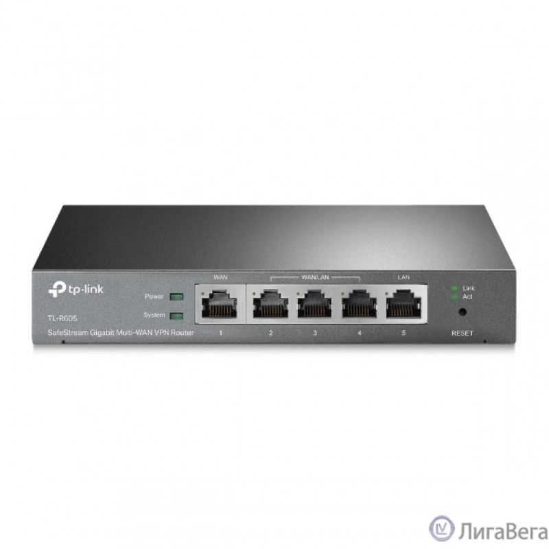 TP-Link ER605 (TL-R605) VPN-маршрутизатор Omada с гигабитными портами TP-Link ER605 (TL-R605) VPN-маршрутизатор Omada с гигабитными портами