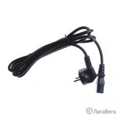 Шнур ПВС-АП 3*0,75 S22C13-250-10-1,8, черный, 1,8 м, C13, 3x0.75, 10А, с заземлением, Power Cube, Россия [RPC-186BLPRO1.8]