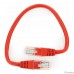 Cablexpert PP12-0.25M/R Патч-корд UTP кат.5e, 0.25м, литой, многожильный (красный)