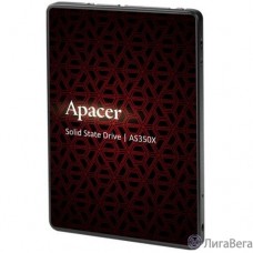 Apacer SSD PANTHER AS350X 128Gb SATA 2.5″ 7mm, R560/W540 Mb/s, IOPS 80K, MTBF 1,5M, 3D NAND, Retail (AP128GAS350XR-1)
