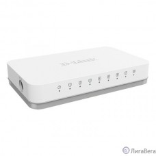 D-Link DGS-1008A/F1A Неуправляемый коммутатор с 8 портами 10/100/1000Base-T