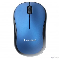 Gembird MUSW-265 {Мышь беспроводная, синий, 2.4ГГц, 2кн+колесо-мышка, 1000 DPI, оптический} 