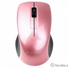 Gembird MUSW-370 {Мышь беспроводная, розовый, 2.4ГГц, 2кн+колесо-мышка, 1000 DPI, оптический} 