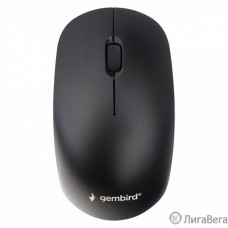 Gembird MUSW-435 {Мышь беспроводная, черный, 2.4ГГц, 2кн+колесо-мышка, 1000/1600/2400 DPI, оптический} 