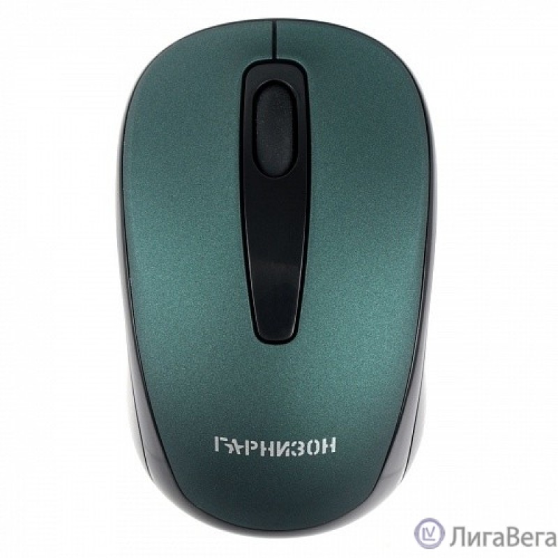 Гарнизон Мышь беспров.GMW-450-2, чип X4, зеленый, 1000 DPI, 2 кн.+ колесо-кнопка