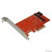 ORIENT C296E Адаптер 2xM.2 - > PCI-Ex4 / SATA  ORIENT C296E Адаптер 2xM.2 - > PCI-Ex4 / SATA