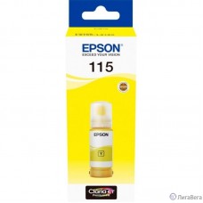 EPSON C13T07D44A  Контейнер 115 с жёлтыми чернилами для L8160/L8180