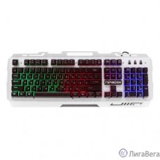 Гарнизон Клавиатура игровая GK-340GL, металл, подсв RAINBOW,USB,черн/сер,антифантом кл-ши,каб 1,5м