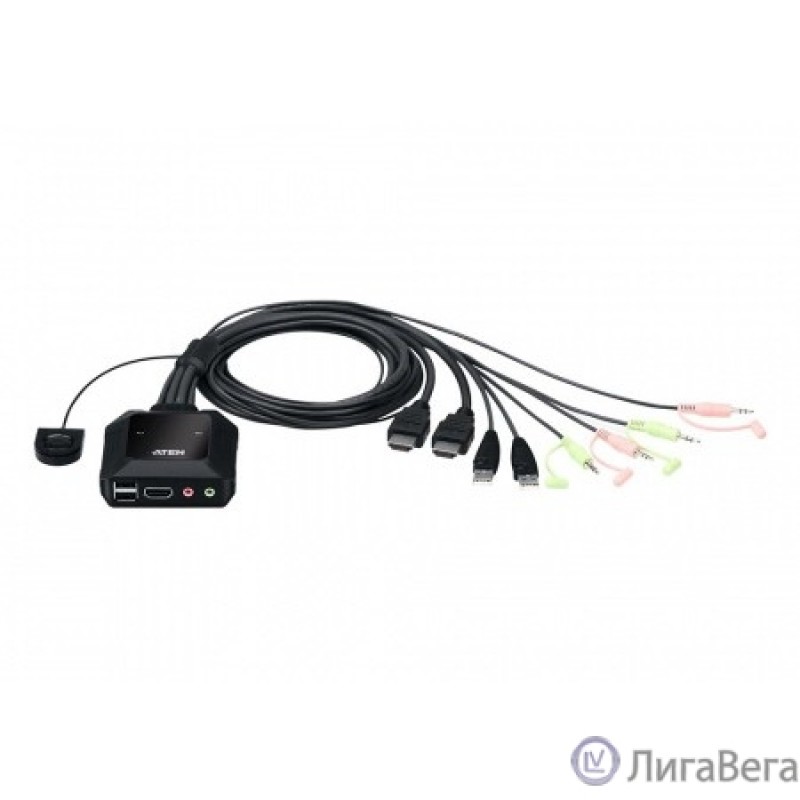 ATEN CS22H 2 PORT USB HDMI KVM SWITCH 