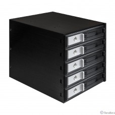 Exegate EX289284RUS Корзина для HDD HS535-12G (универсальная, на 5*3,5″ SATA3/12G SAS HDD,занимает 3*5,25″ отс)
