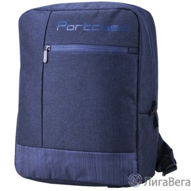 Рюкзак PORTCASE  KBP-132BU (15,6'', синий, полиэстр) Рюкзак PORTCASE  KBP-132BU (15,6'', синий, полиэстр)
